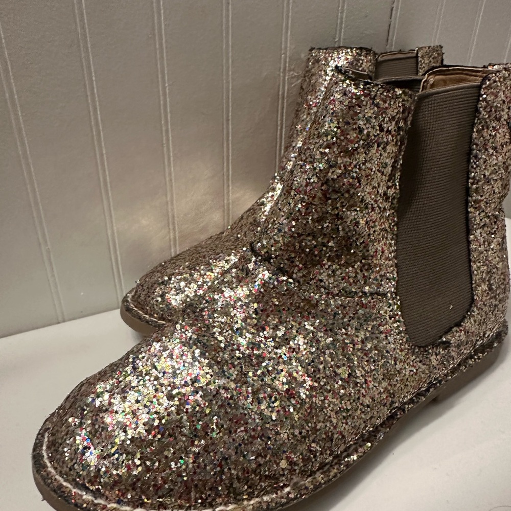 Glittery Kids Chelsea Boots
